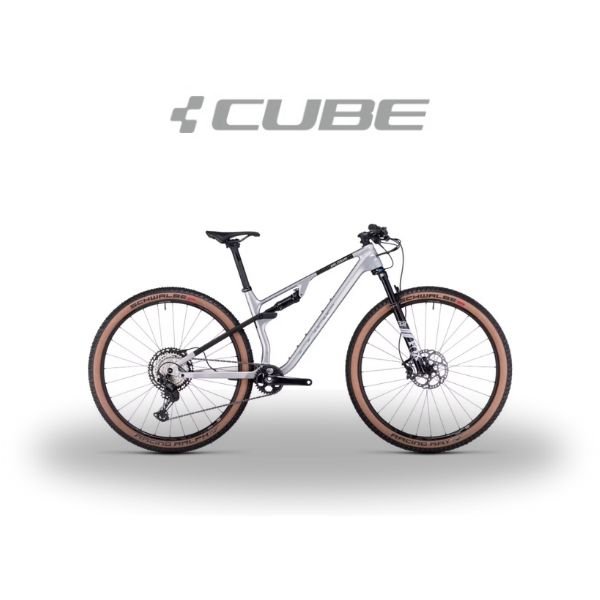Cube AMS Zero99 C:68X Race 29 VTT à suspension intégrale Shimano XT 12S 29'' Argent