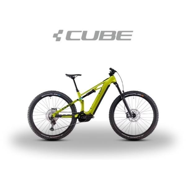 Cube Stereo Hybrid One44 HPC Race 800 Électrique Pleine Suspension VTT Shimano Deore XT 12S 800 Wh 29'' Flash Vert Lime 2025