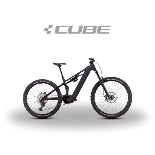 Cube Stereo Hybrid One77 HPC SLX 800 Électrique Pleine Suspension VTT Shimano Deore XT 12S 800 Wh 29''/27.5'' 2025 Noir