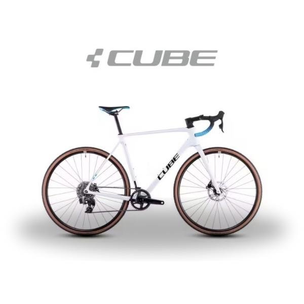Cube Cross Race C :62 Race Vélo de cyclo-cross Sram Rival XPLR eTap AXS 12S 700 mm Blanc polaire 2025.